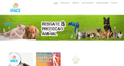 Desktop Screenshot of ipace.org.br