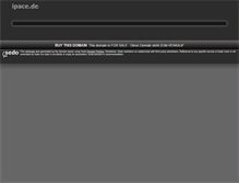 Tablet Screenshot of ipace.de